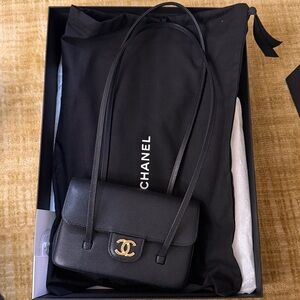 Chanel Black Spring Summer 2026 Shoulder Bag Preppy Coco